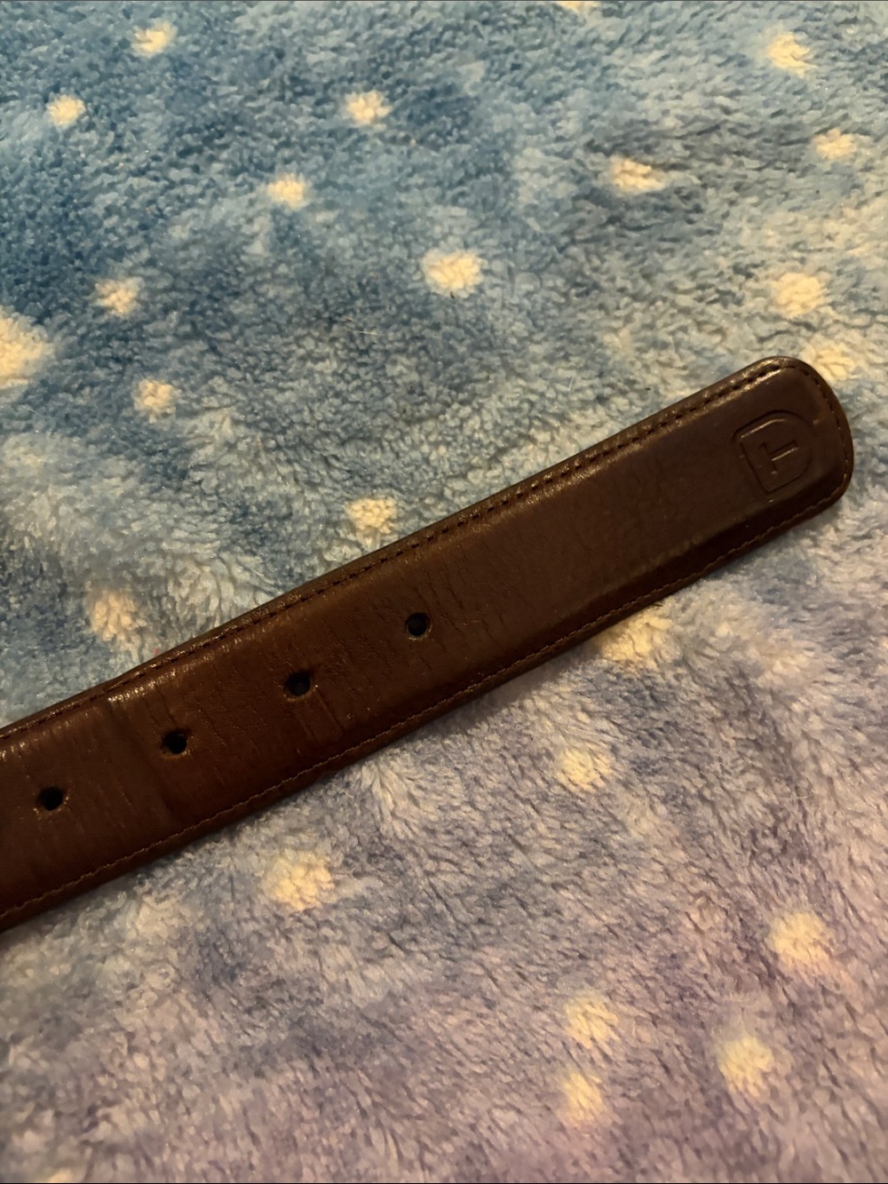 Tecovas Handmade in Mexico Brown Leather Belt with Cream Lining sz 40 - Picture 10 of 10